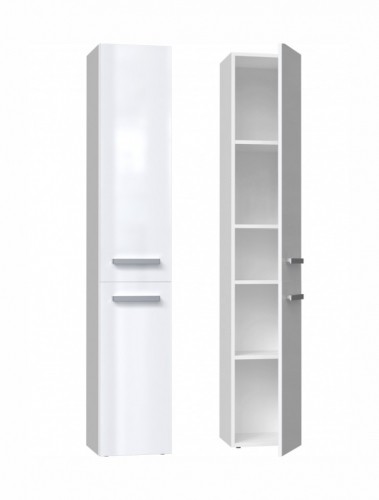 Top E Shop Bathroom cabinet NEL II 31x30x174 cm, white, glossy image 3