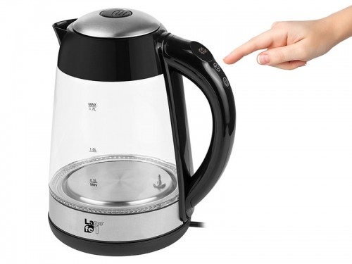 LAFE CEG015 electric kettle 1.7 L 2200 W Transparent image 3