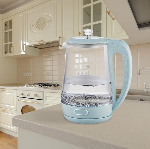 Maestro MR-052-BLUE Electric glass kettle, blue 1.7 L image 3