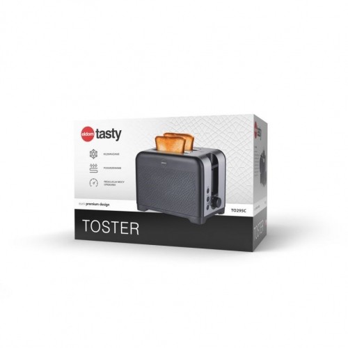 ELDOM TASTY toaster, 7 power levels, defrosting system, black image 3