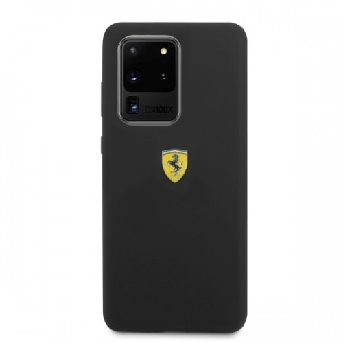 Ferrari Hardcase FESSIHCS69BK S20 Ultra G988 czarny|black Silicone image 3