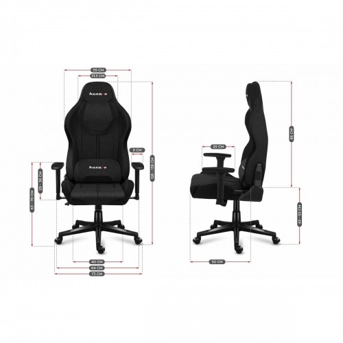 Gaming Chair Huzaro HZ-Force 7.9 Black Mesh Black image 3