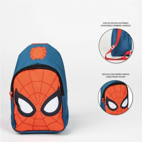 Детский рюкзак Spider-Man Сумка через плечо Синий Красный 13 x 23 x 7 cm image 3