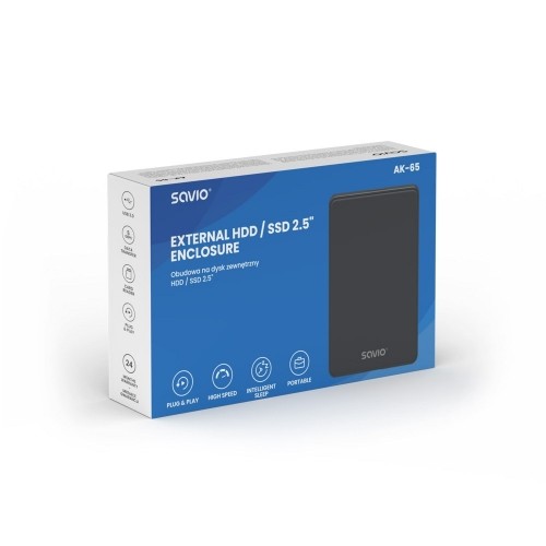 Savio 2.5" External HDD/SDD enclosure, USB 3.0, AK-65 image 3