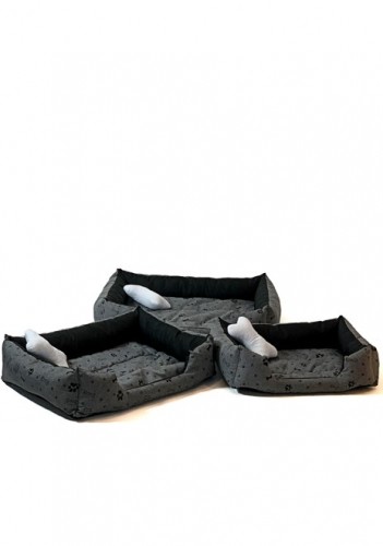 GO GIFT Dog bed XXL - graphite - 90x63x16 cm image 3