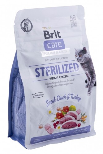 BRIT Care Grain-Free Sterilized Weight Control  - dry cat food - 400 g image 3