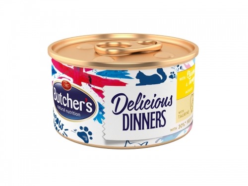 BUTCHER'S Delicious Dinners Chicken with turkey - wet cat food - 85 g image 3