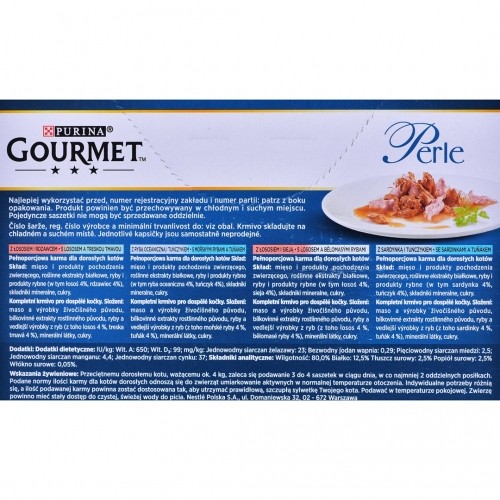 Purina Nestle GOURMET Perle Duet Fish - wet cat food - 12x85 g image 3