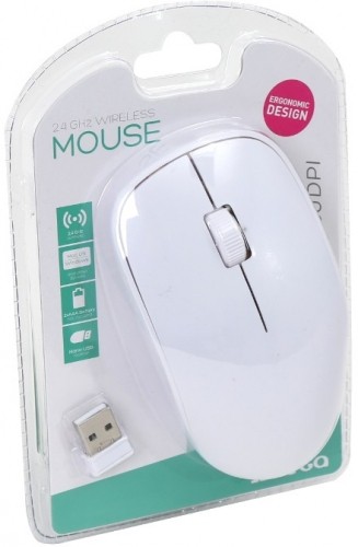 Omega мышка OM-420 Wireless, белый image 3