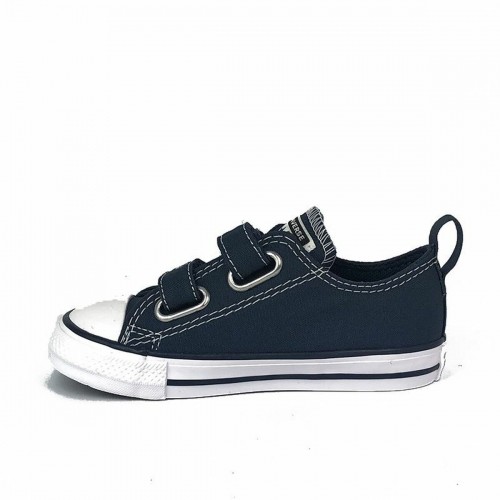 Children’s Casual Trainers Converse Chuck Taylor All Star Navy Blue Velcro image 3