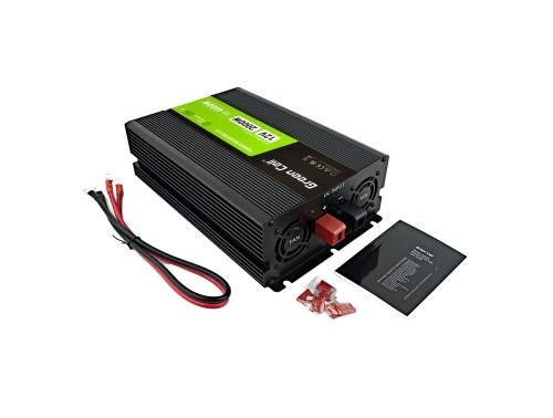 Green Cell PowerInverter LCD 12V 2000W/40000W car inverter with display - pure sine wave image 3