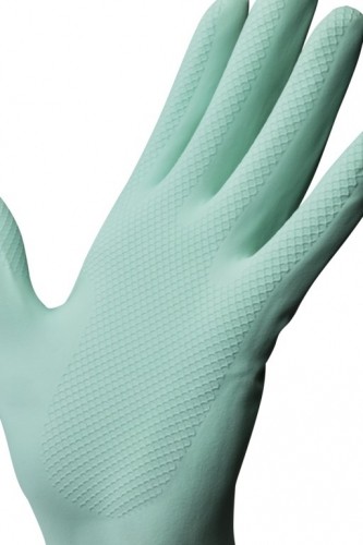 Vileda Extra Sensation Household gloves Green Cotton, Latex 1 pc(s) image 3