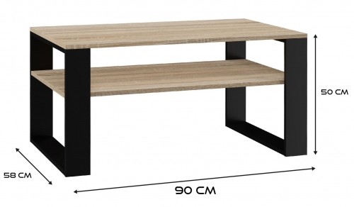 Top E Shop Topeshop MODERN 1P SON CZ coffee/side/end table Coffee table Rectangular shape 2 leg(s) image 3