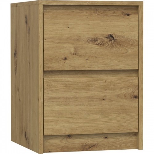 Top E Shop Topeshop K2 ARTISAN nightstand/bedside table 2 drawer(s) Oak image 3