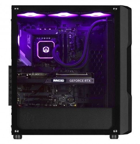 Action Actina 5901443339304 PC Midi Tower AMD Ryzen™ 7 5800X3D 32 GB DDR4-SDRAM 1 TB SSD NVIDIA GeForce RTX 4070 Black image 3