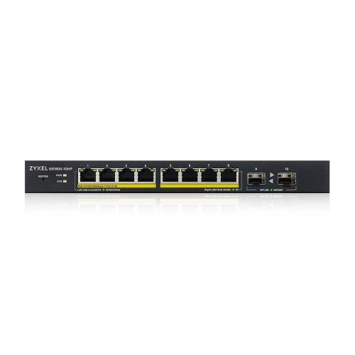 Zyxel GS1900-10HP Managed L2 Gigabit Ethernet (10/100/1000) Power over Ethernet (PoE) Black image 3