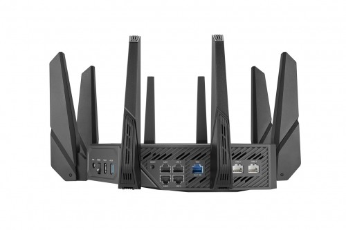 ASUS ROG Rapture GT-AXE16000 wireless router 10 Gigabit Ethernet Tri-band (2.4 GHz / 5 GHz / 6 GHz) Black image 3