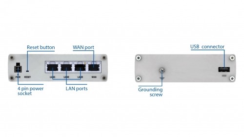 Teltonika RUTX08 | Rūpnieciskais maršrutētājs | 1x WAN, 3x LAN 1000 Mb|s, VPN image 3