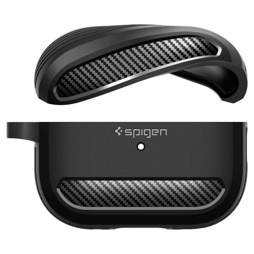 Spigen RUGGED ARMOR Apple AIRPODS PRO 1 | 2 MATTE BLACK image 3