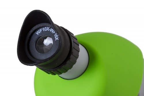 Mikroskops, Bresser Juniors 40x-640x, Zaļš ar eksperimenta komplektu, ar telefona adapteri image 3