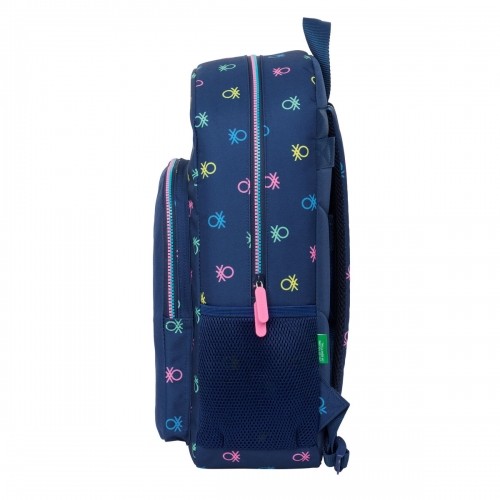 Школьный рюкзак Benetton Cool Тёмно Синий 30 x 46 x 14 cm image 3