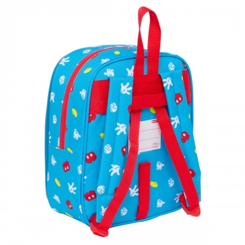 Детский рюкзак Mickey Mouse Clubhouse Fantastic Синий Красный 22 x 27 x 10 cm image 3