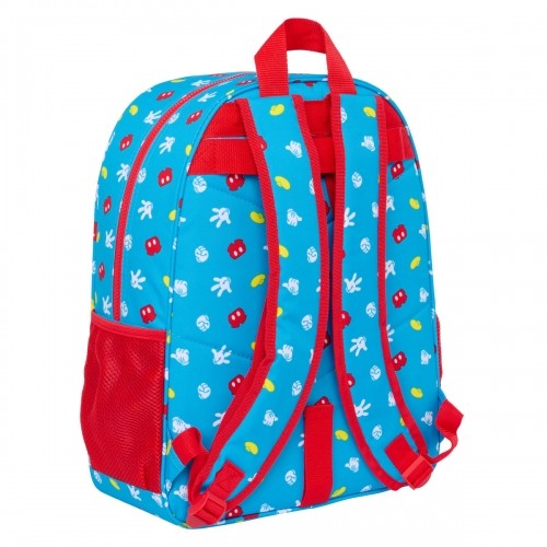 Школьный рюкзак Mickey Mouse Clubhouse Fantastic Синий Красный 33 x 42 x 14 cm image 3