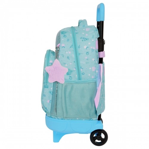 Школьный рюкзак с колесиками Frozen Hello spring Синий 33 X 45 X 22 cm image 3