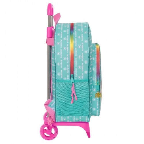 Школьный рюкзак с колесиками Rainbow High Paradise бирюзовый 33 x 42 x 14 cm image 3