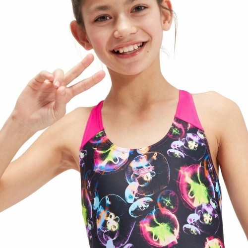 Swimsuit for Girls Speedo Allover Splashback Blue image 3