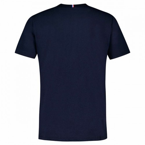 Unisex Short Sleeve T-Shirt Le coq sportif Tri N°1 Sky Dark blue image 3