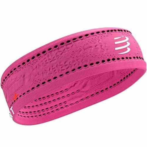 Sports Strip for the Head Compressport Thin On/Off Fuchsia Pink image 3