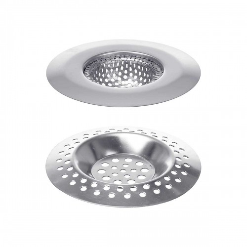 Sink Filters Ø 7 cm Silver Stainless steel (24 Units) image 3