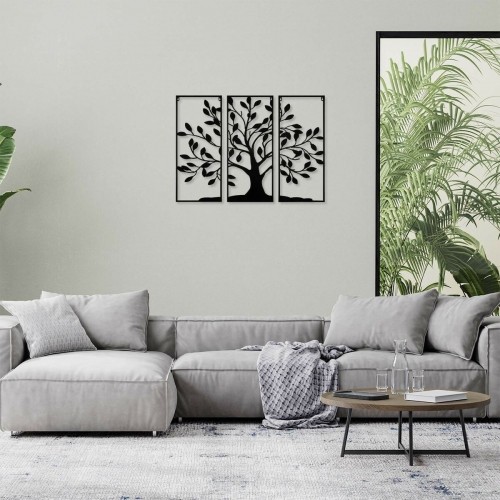 Sienu dekors Versa Dzīvības koks Metāls Vintage 1,5 x 70 x 90 cm image 3