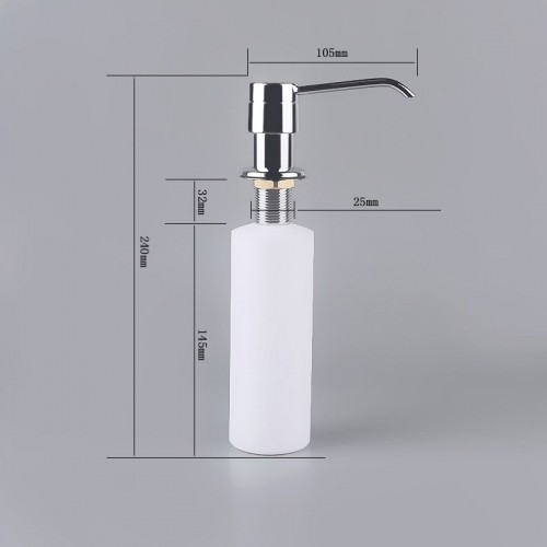 PYRAMIS DP-01 028102501 soap dispenser Chrome,Stainless steel image 3