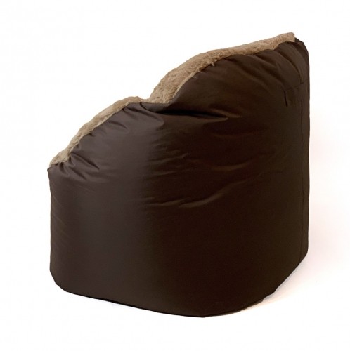 Go Gift Sako sack pouffe Fluffy cappuccino XXL 140 x 90 cm image 3