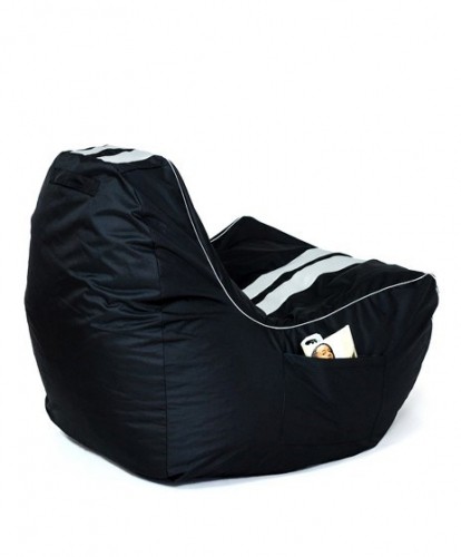 Go Gift Sako bag pouffe Ferrari black and white XXL 140 x 100 cm image 3