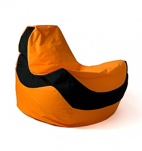 Go Gift Sako bag pouf Bolid orange-black XXL 140 x 100 cm image 3