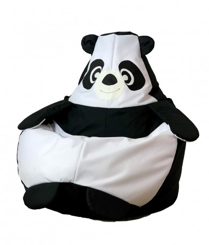 Go Gift Sako bag pouffe Panda black and white XL 130 x 90 cm image 3