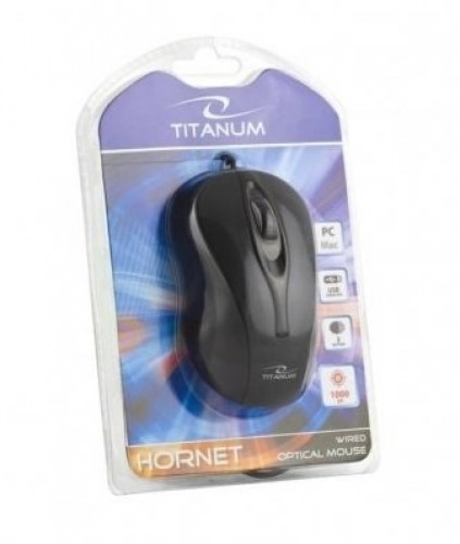 TITANUM TM103K mouse USB Type-A Optical 1000 DPI Ambidextrous image 3