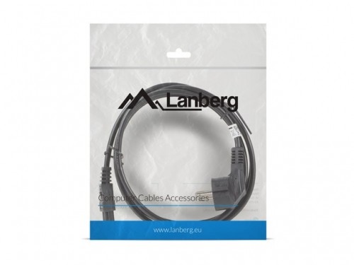 Lanberg power cable for laptop cee 7/7->c5 ca-c5ca-11cc-0018-bk image 3