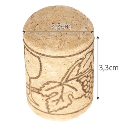 Wine bottle corks - 100 pcs. Ruhhy 22876 (17222-0) image 3