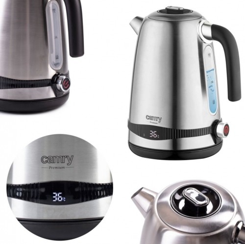 Adler Camry CR 1291 electric kettle 1.7 L Stainless steel 2200 W image 3