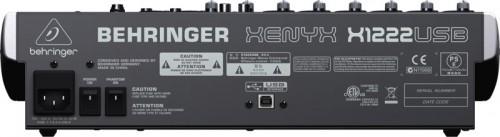 Behringer X1222USB audio mixer 4 channels image 3