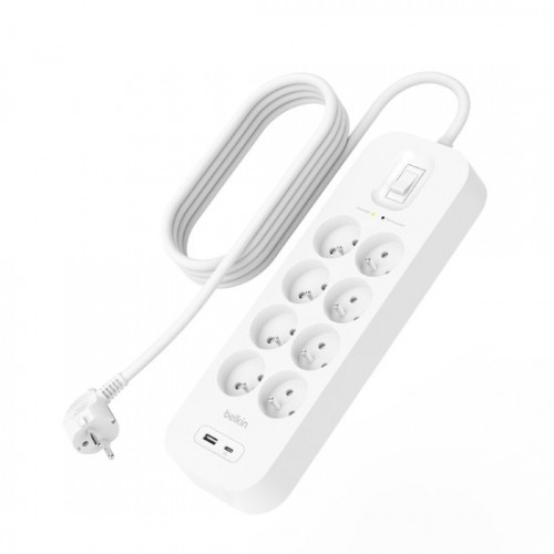 Belkin SRB003CA2M surge protector White 8 AC outlet(s) 2 m image 3