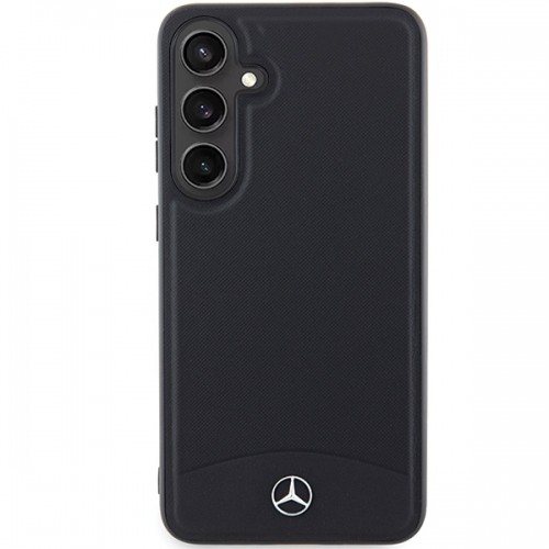 Mercedes MEHMS24M23RBARK S24+ S926 czarny|black hardcase Leather Textured & Plain MagSafe image 3