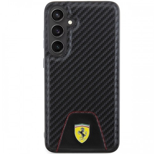 FerrariFEHCS24MN3PUK S24+ S926 czarny|black hardcase Carbon Stitched Bottom image 3