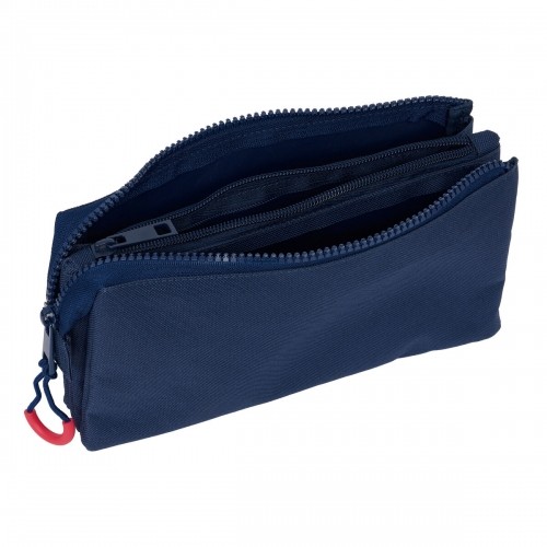 Triple Carry-all Benetton Italy Navy Blue 22 x 12 x 3 cm image 3