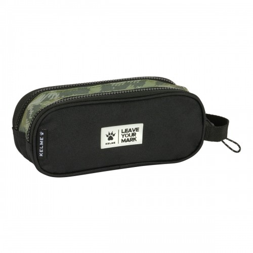 Double Carry-all Kelme Travel Black Green 21 x 8 x 6 cm image 3