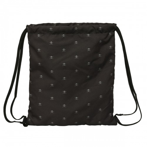 Сумка-рюкзак на веревках Safta California Чёрный 35 x 40 x 1 cm image 3